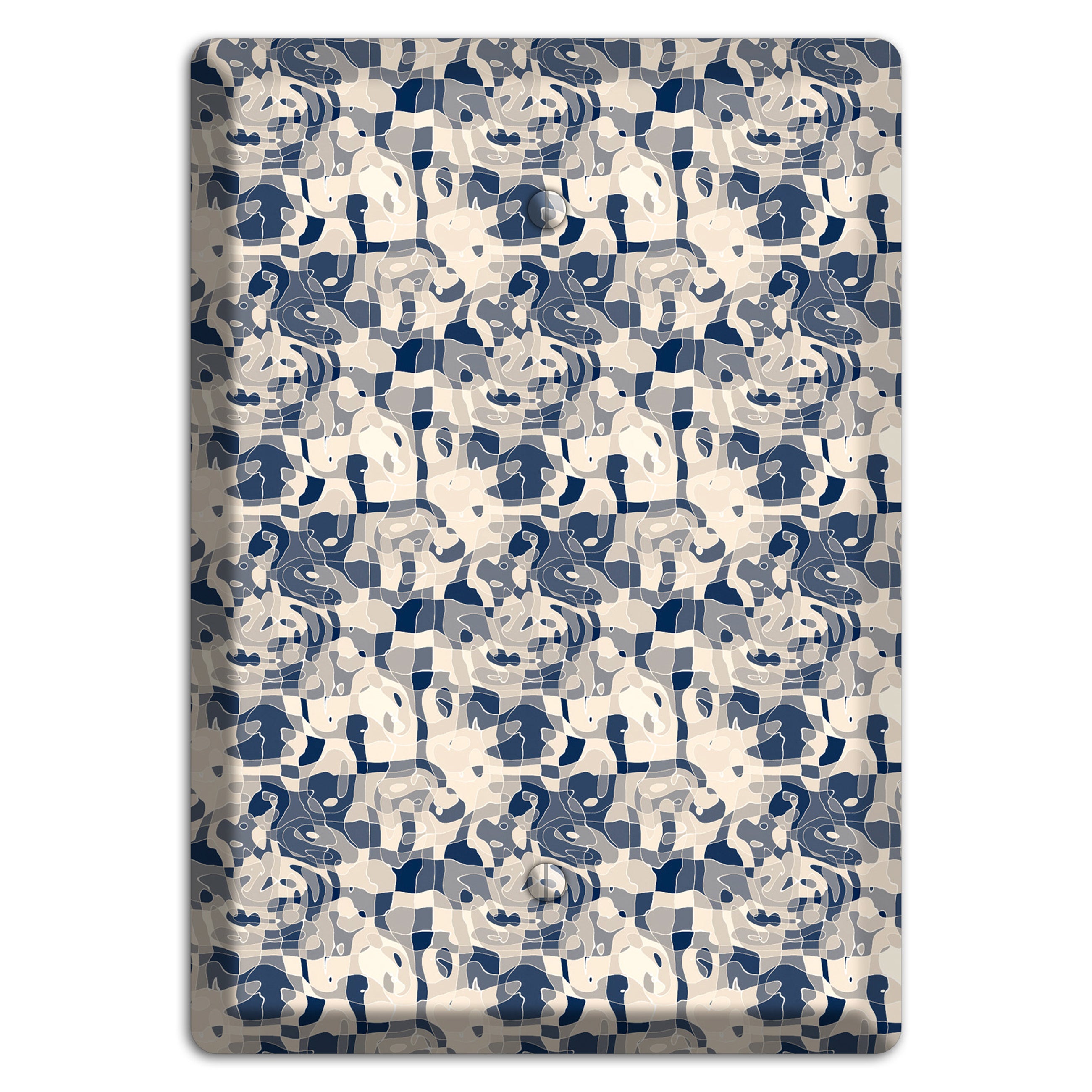 Multi Olive Bubble Dots Blank Wallplate