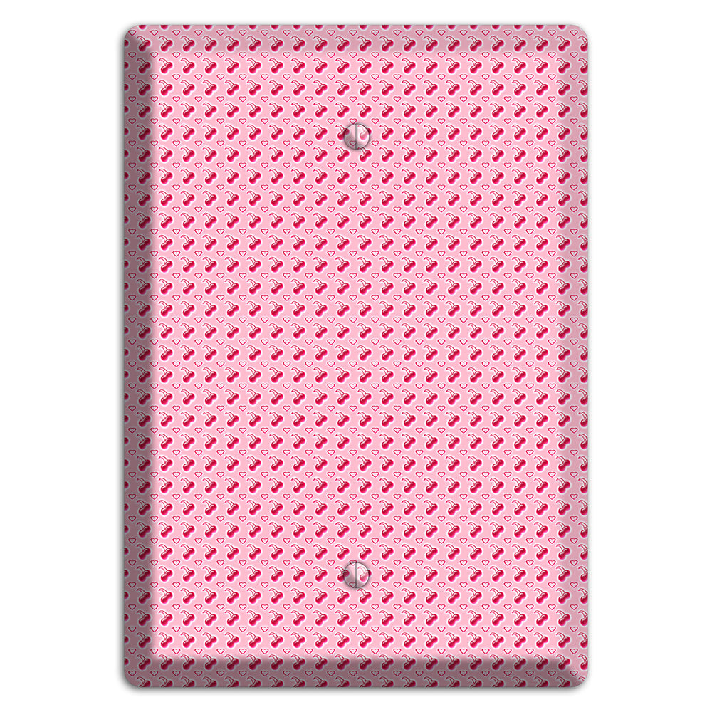 Pink with Cherries Blank Wallplate