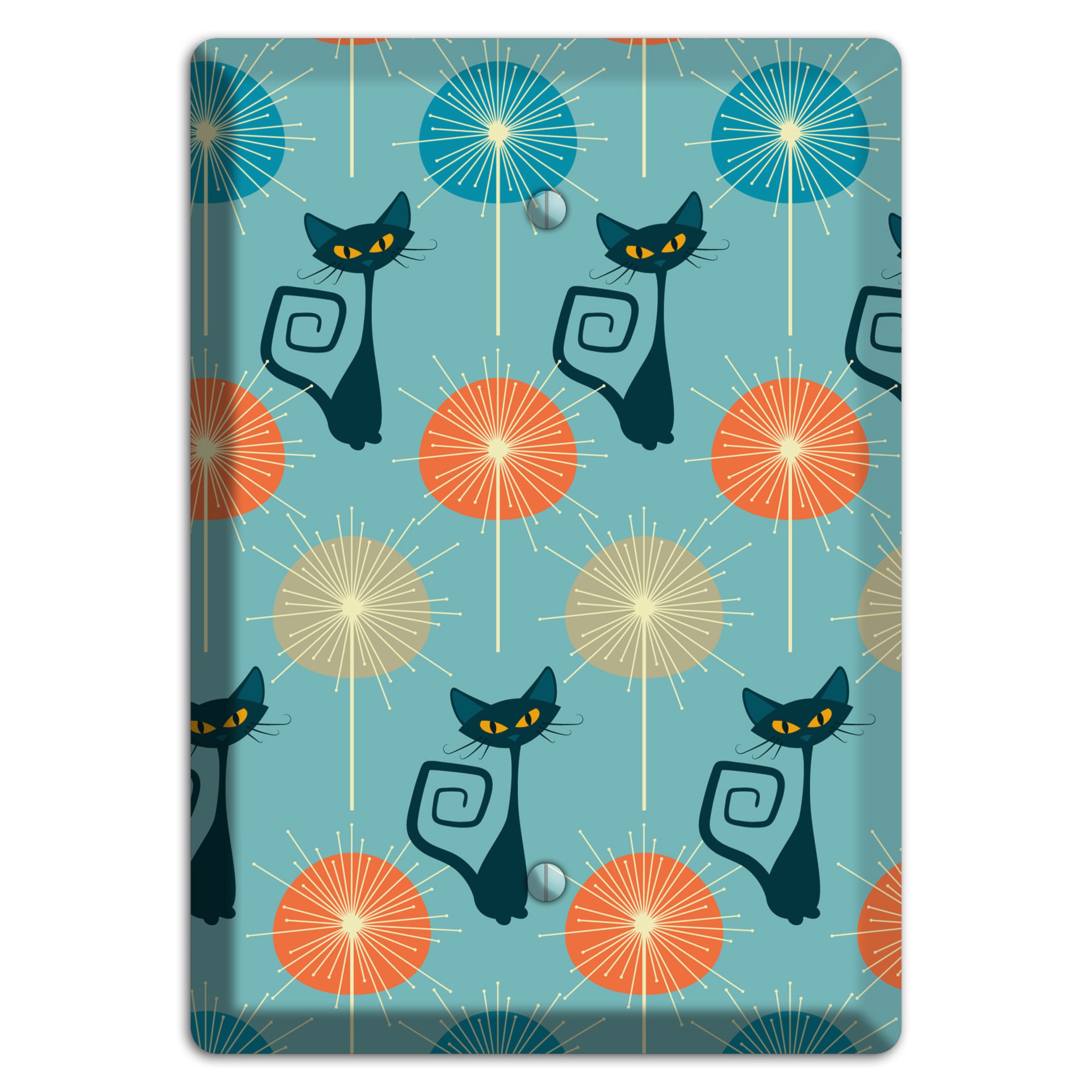 Atomic Burst Kitties Blank Wallplate