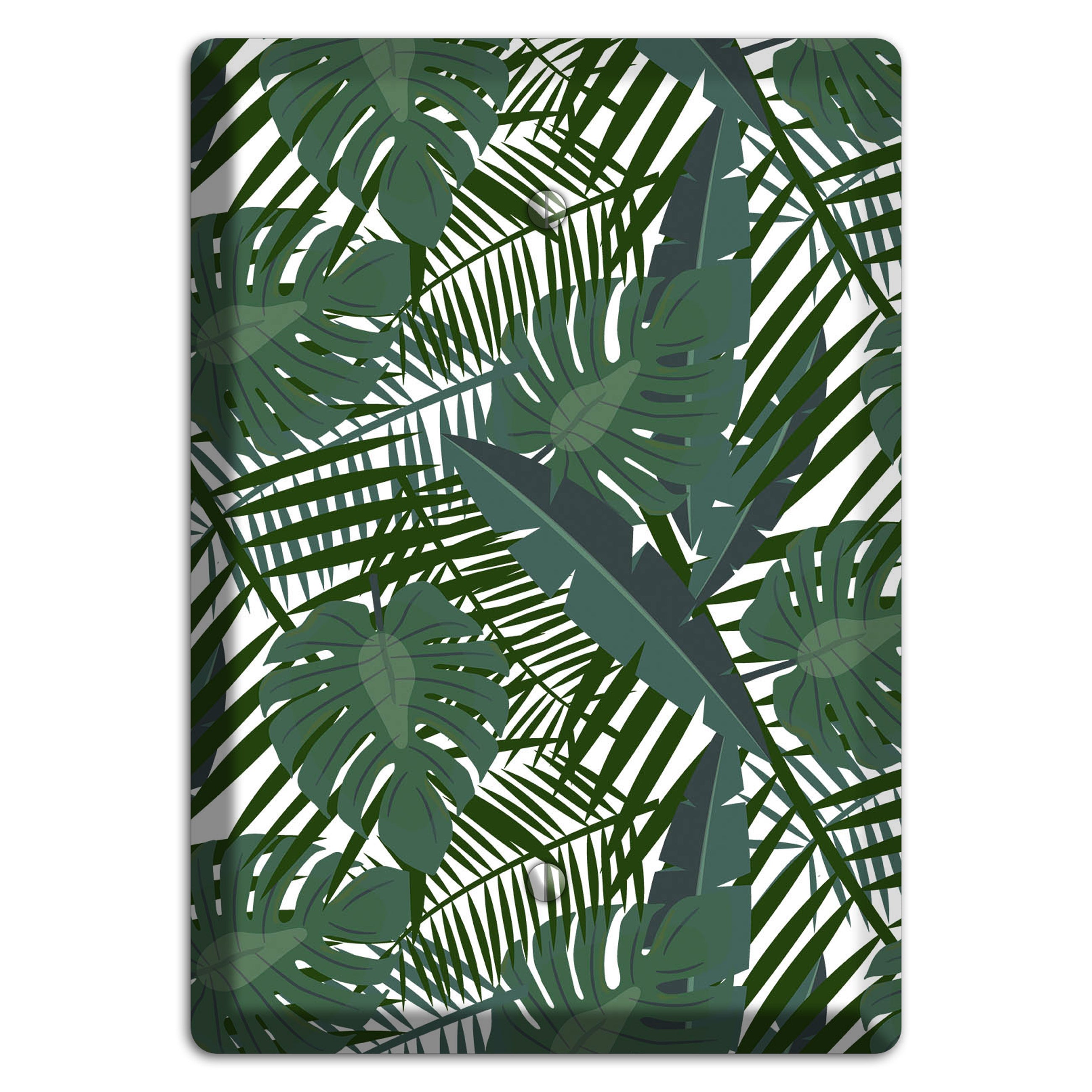 Leaves Style Q Blank Wallplate