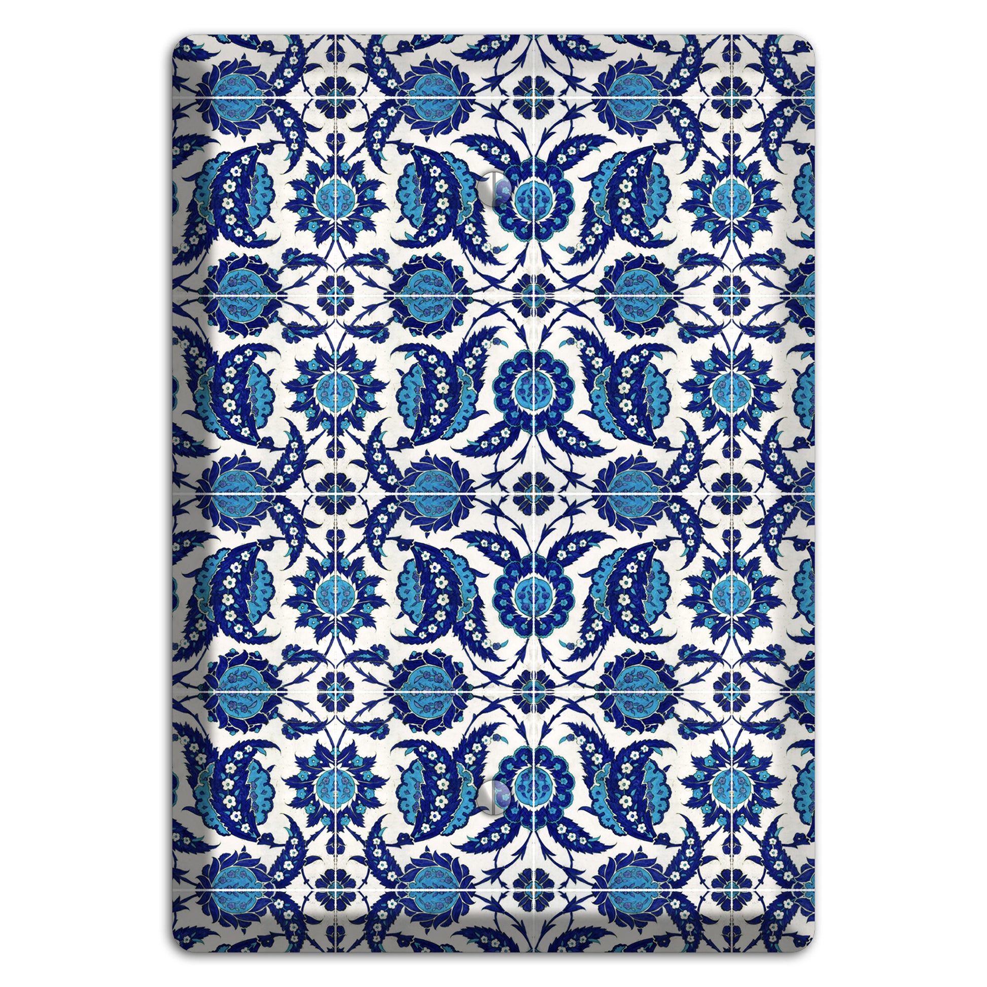 Ornate Paisley Tile Blank Wallplate