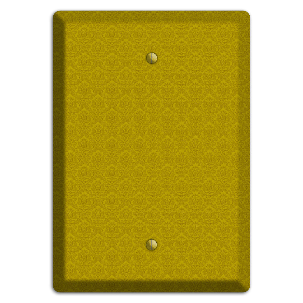 Mustard Cartouche Blank Wallplate
