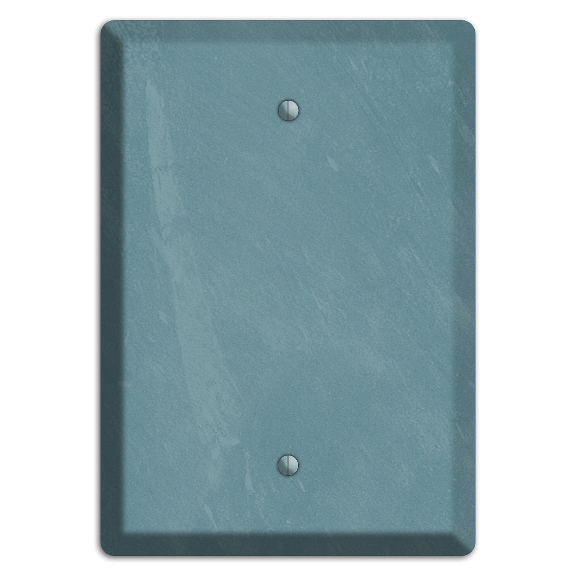 Chalk Teal Blank Wallplate