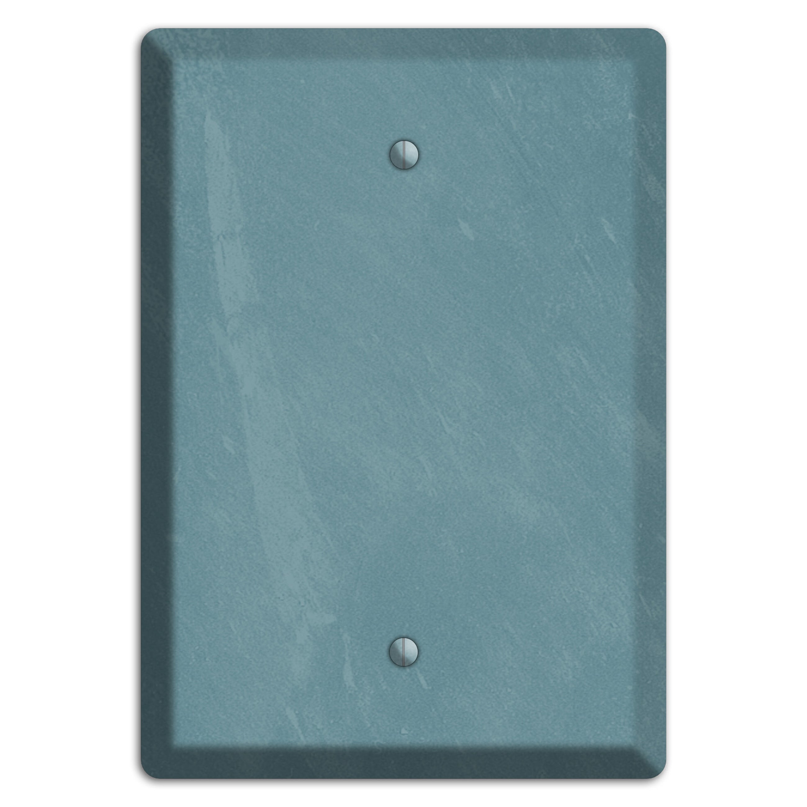 Chalk Teal Blank Wallplate
