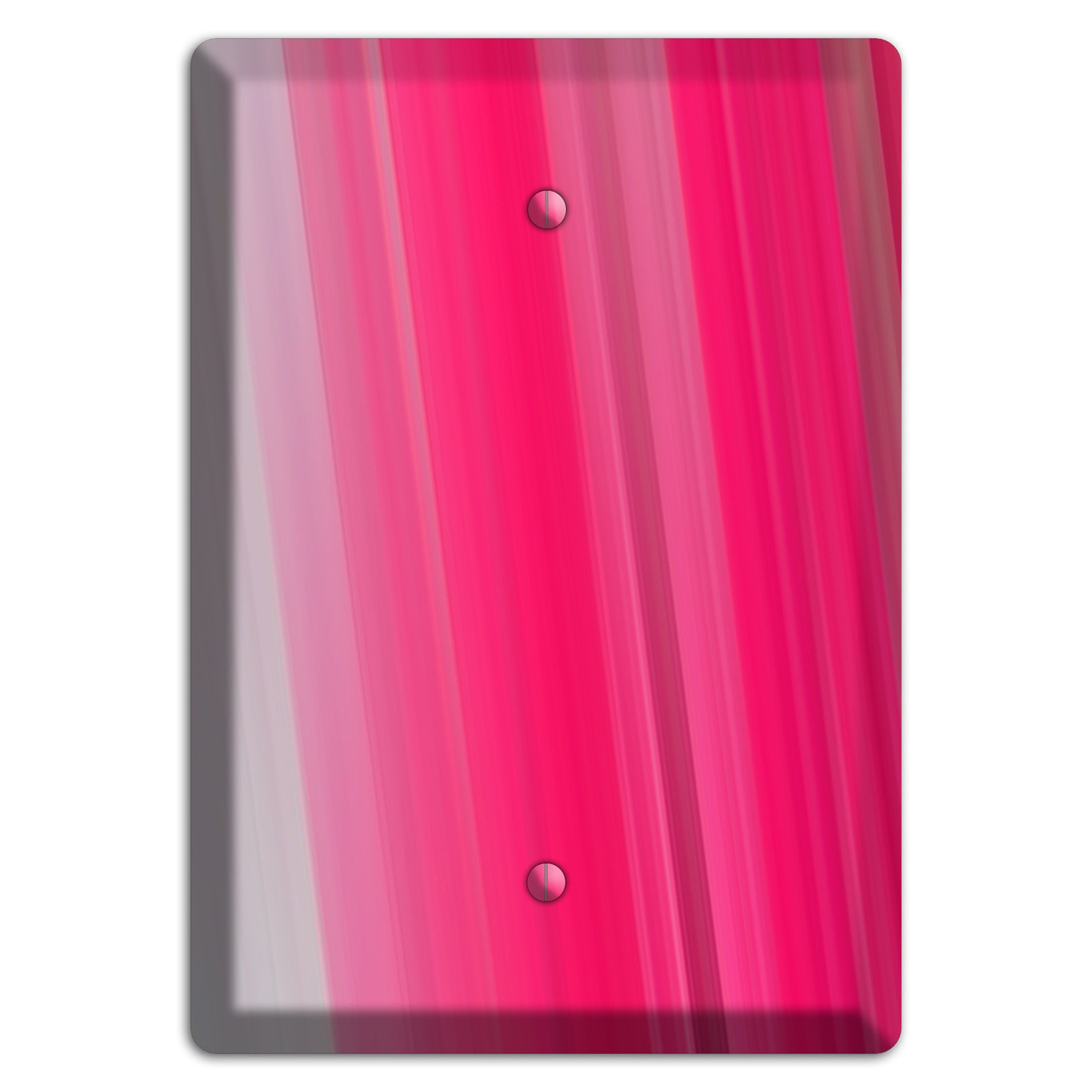Pink Ray of Light Blank Wallplate