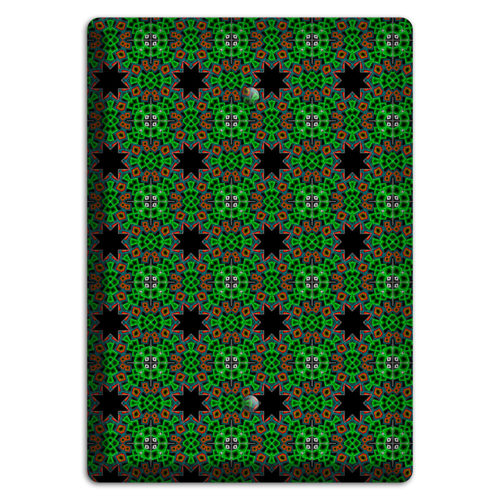 Green Foulard 2 Blank Wallplate