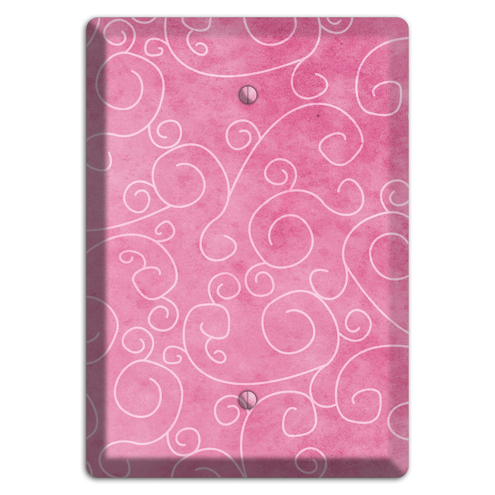 Kobi Pink Texture Blank Wallplate