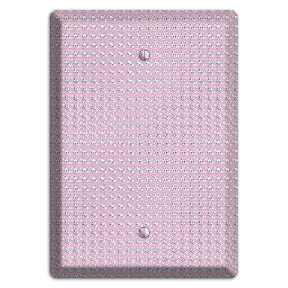 Pink with Butterflies Blank Wallplate