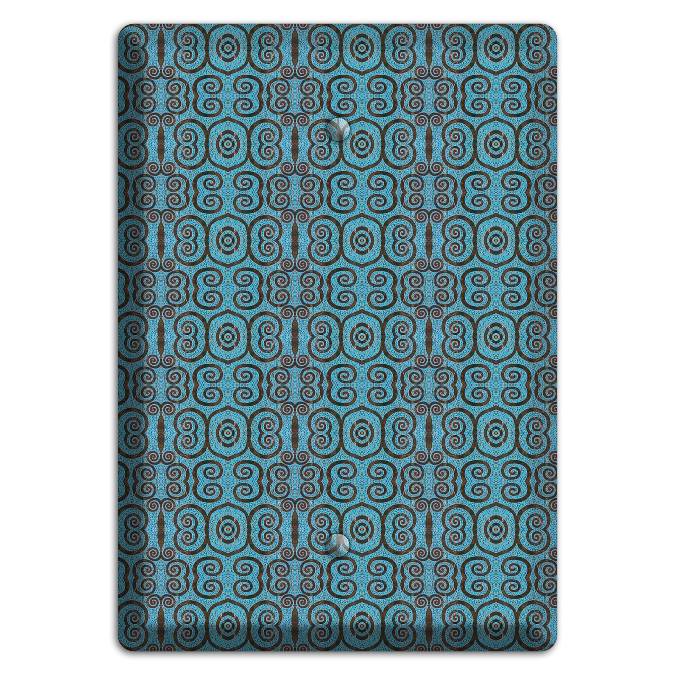 Blue Tapestry Blank Wallplate