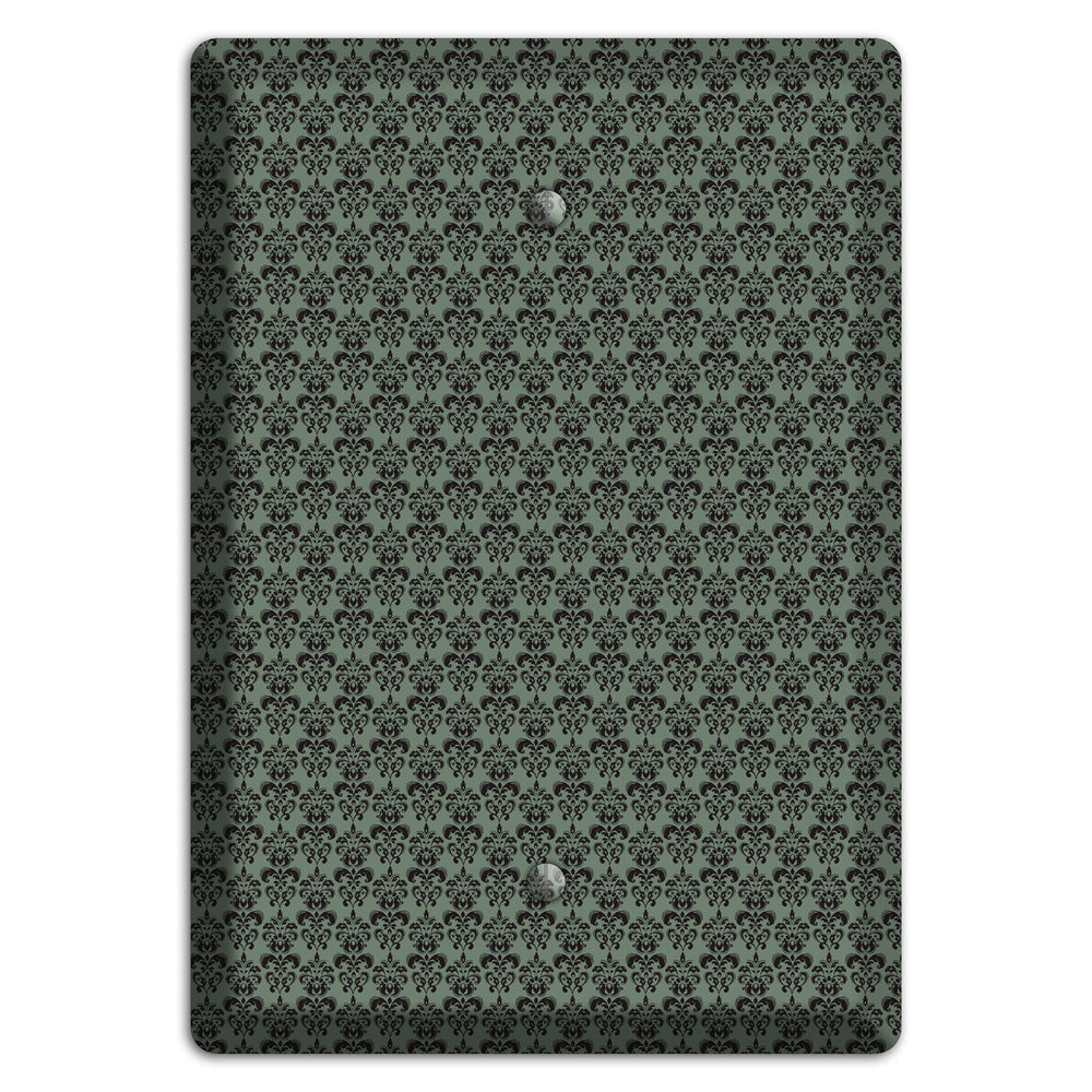 Moss Tiny Cartouche Half Drop Blank Wallplate