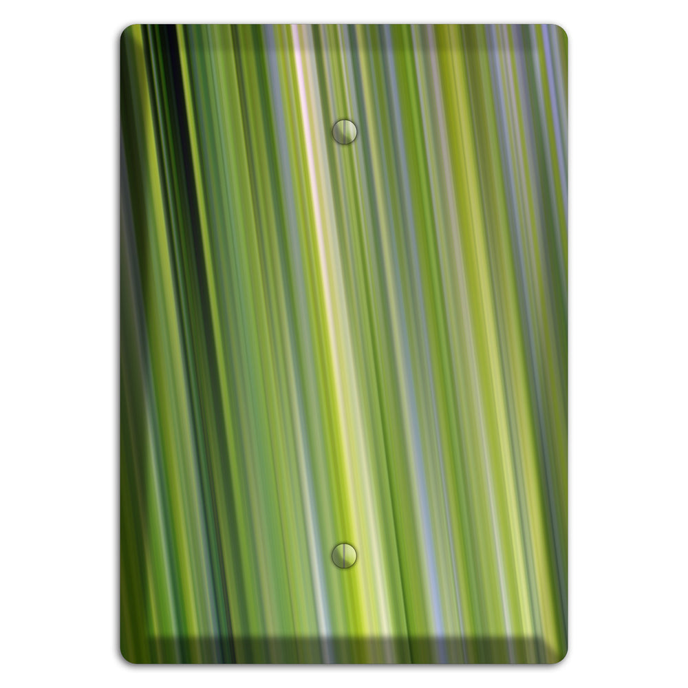 Green Ray of Light Blank Wallplate