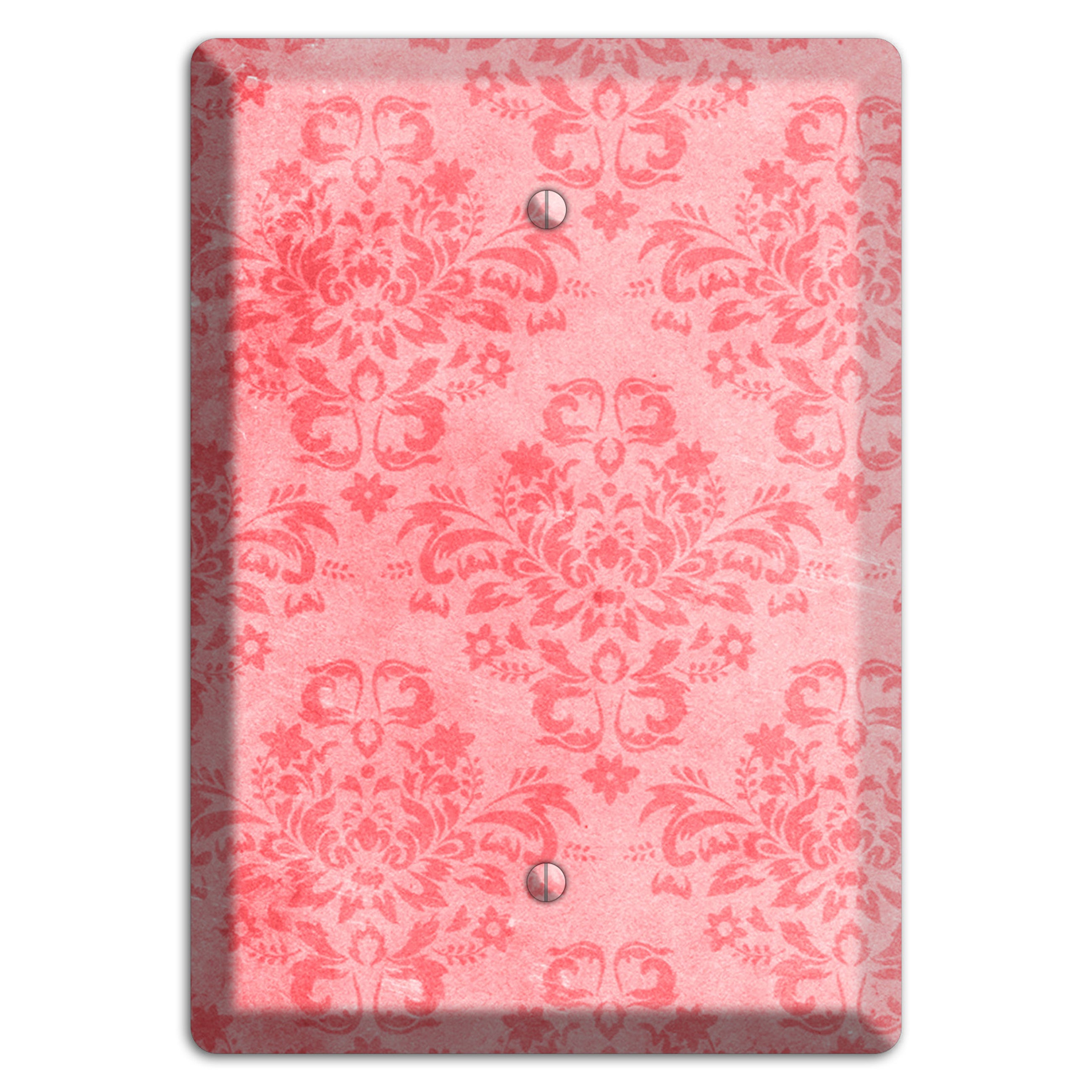 Rose Bud Soft Coral Blank Wallplate