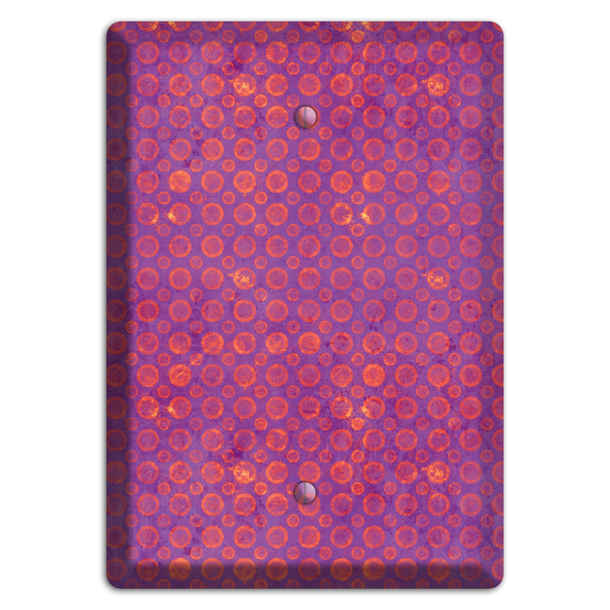 Purple and Pink Circles Blank Wallplate