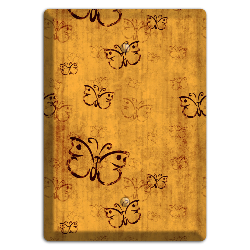 Mustard Butterfly Blank Wallplate