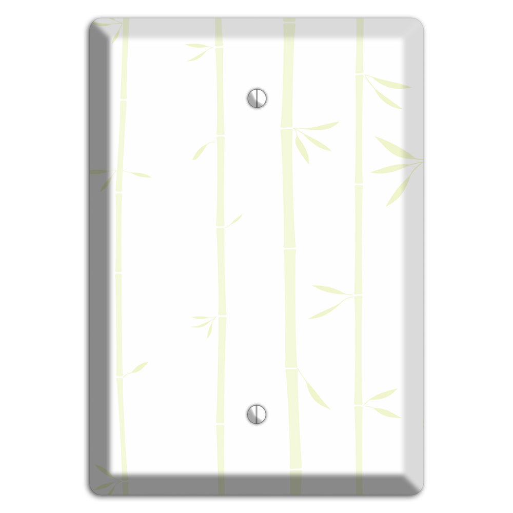 Light Green Bamboo Blank Wallplate
