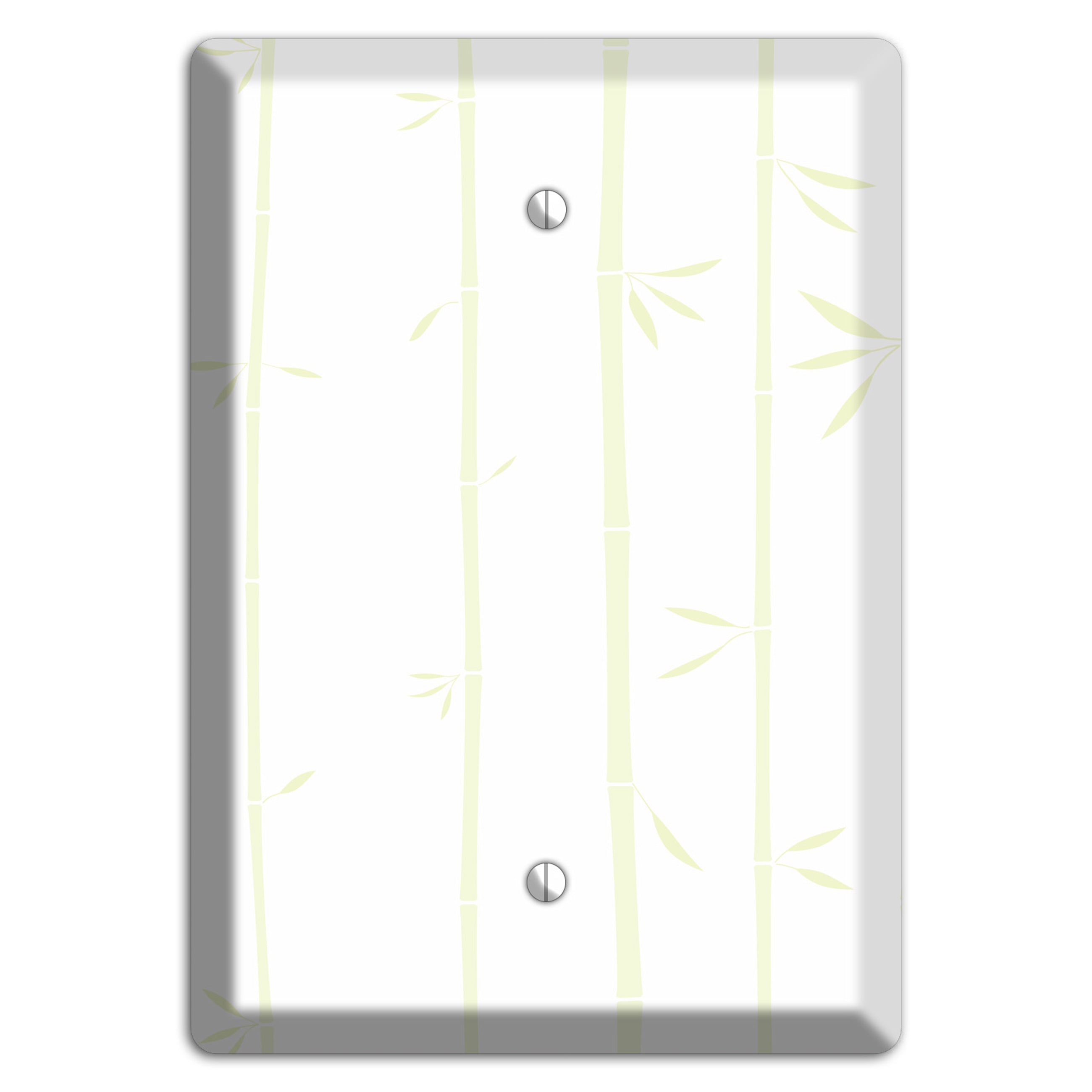 Light Green Bamboo Blank Wallplate