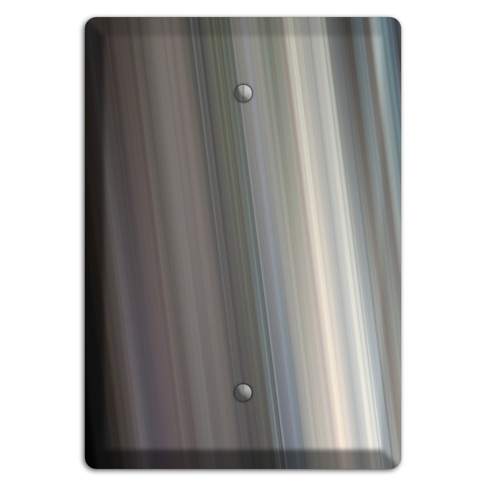 Blue Grey Ray of Light Blank Wallplate
