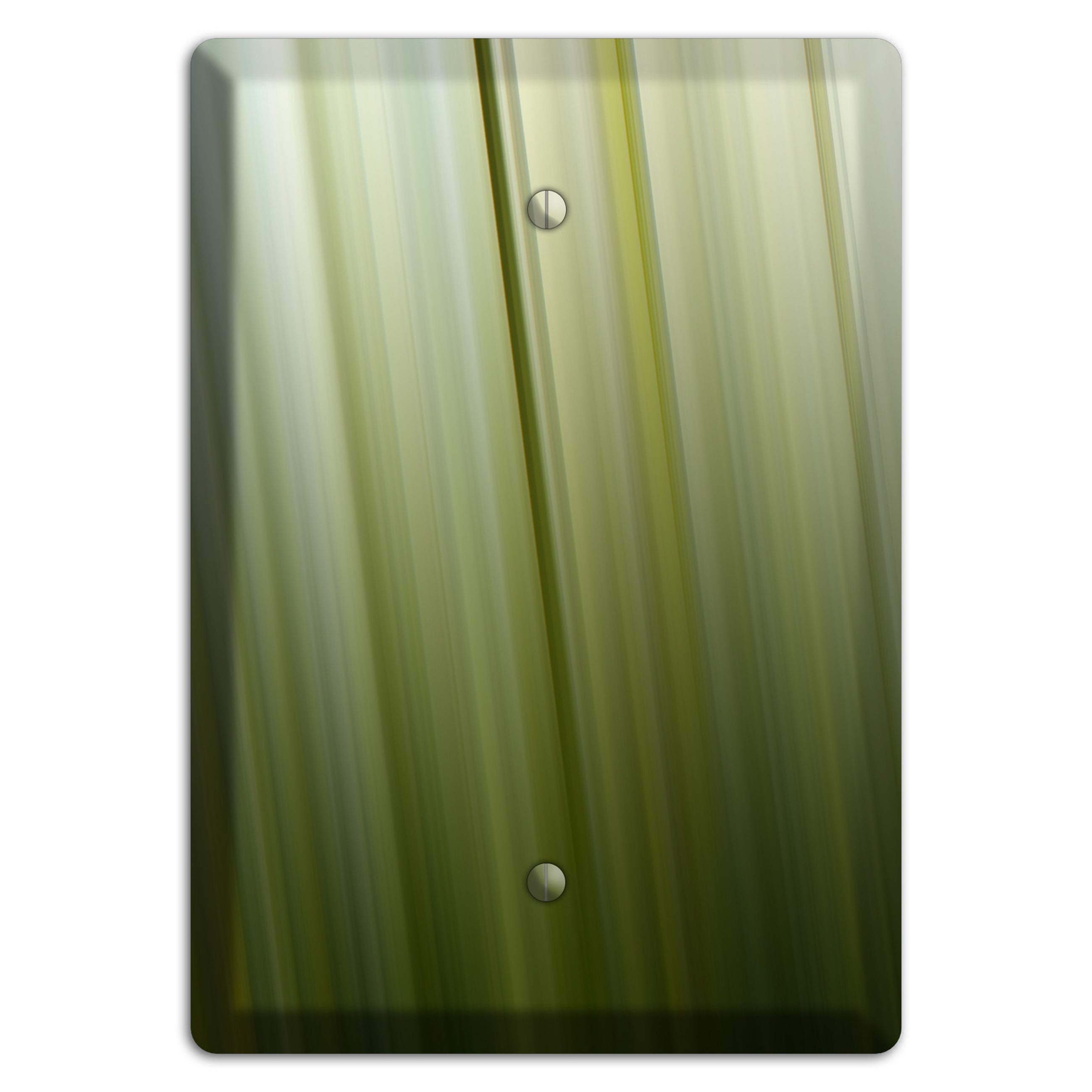 Olive Ray of Light 2 Blank Wallplate
