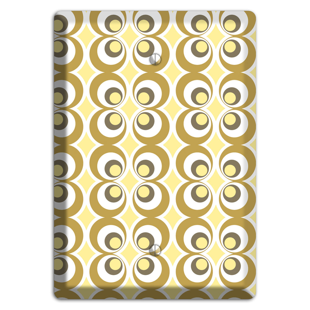 Multi Olive Offset Bullseye Blank Wallplate