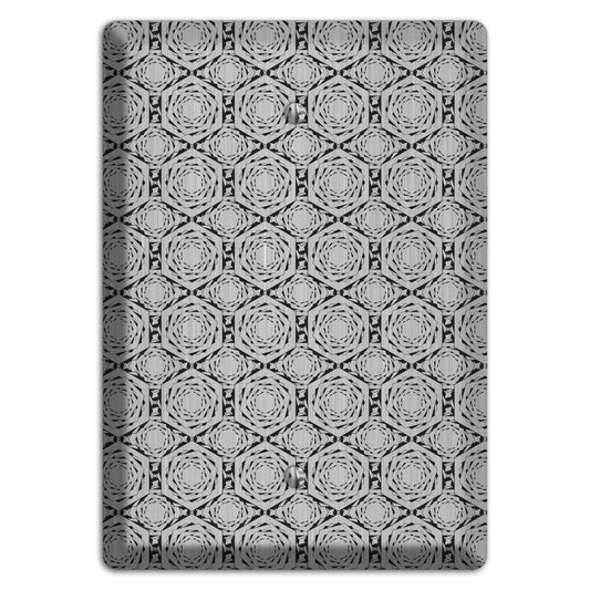 Overly Hexagon Rotation  Stainless Blank Wallplate