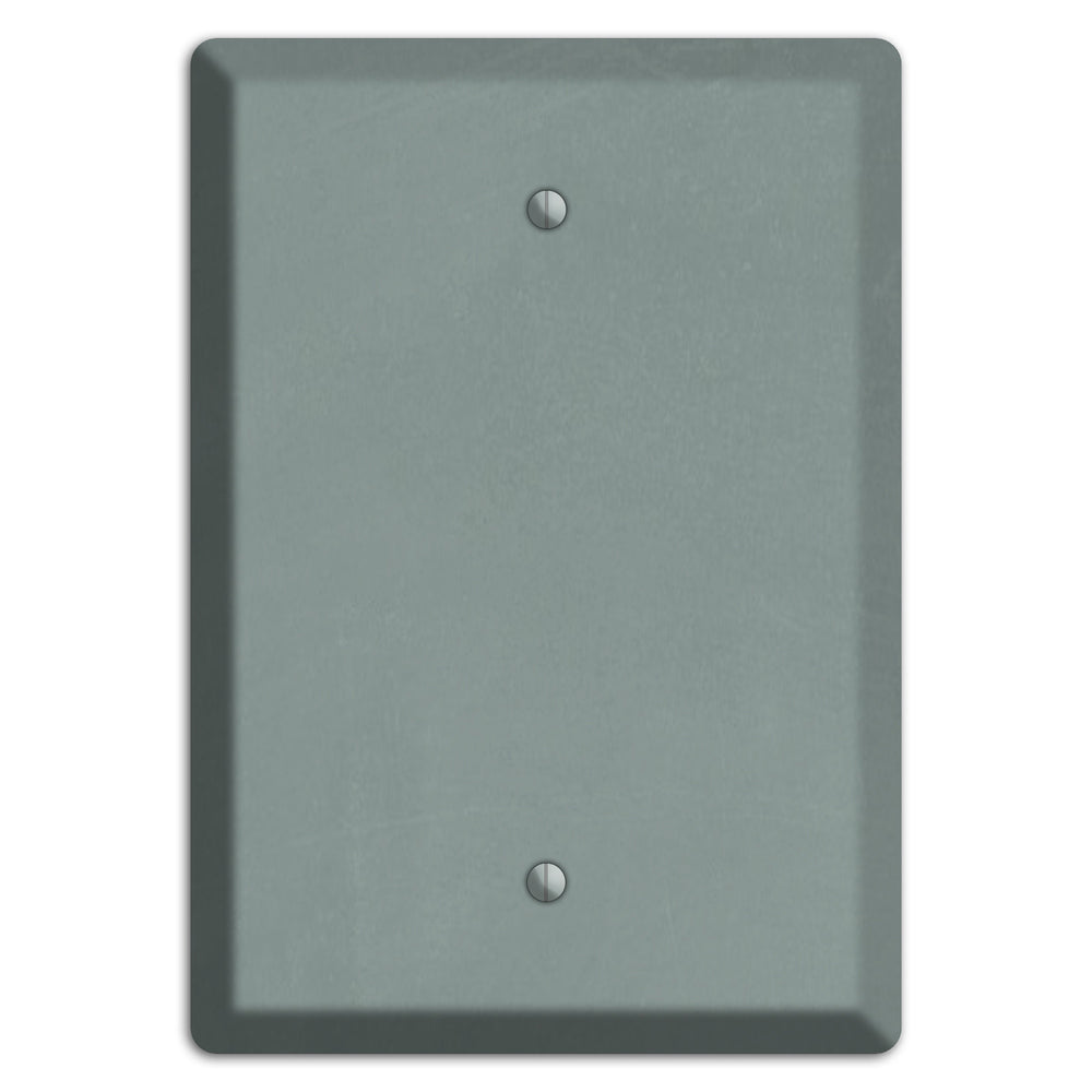 Chalk Faded Gree Blank Wallplate