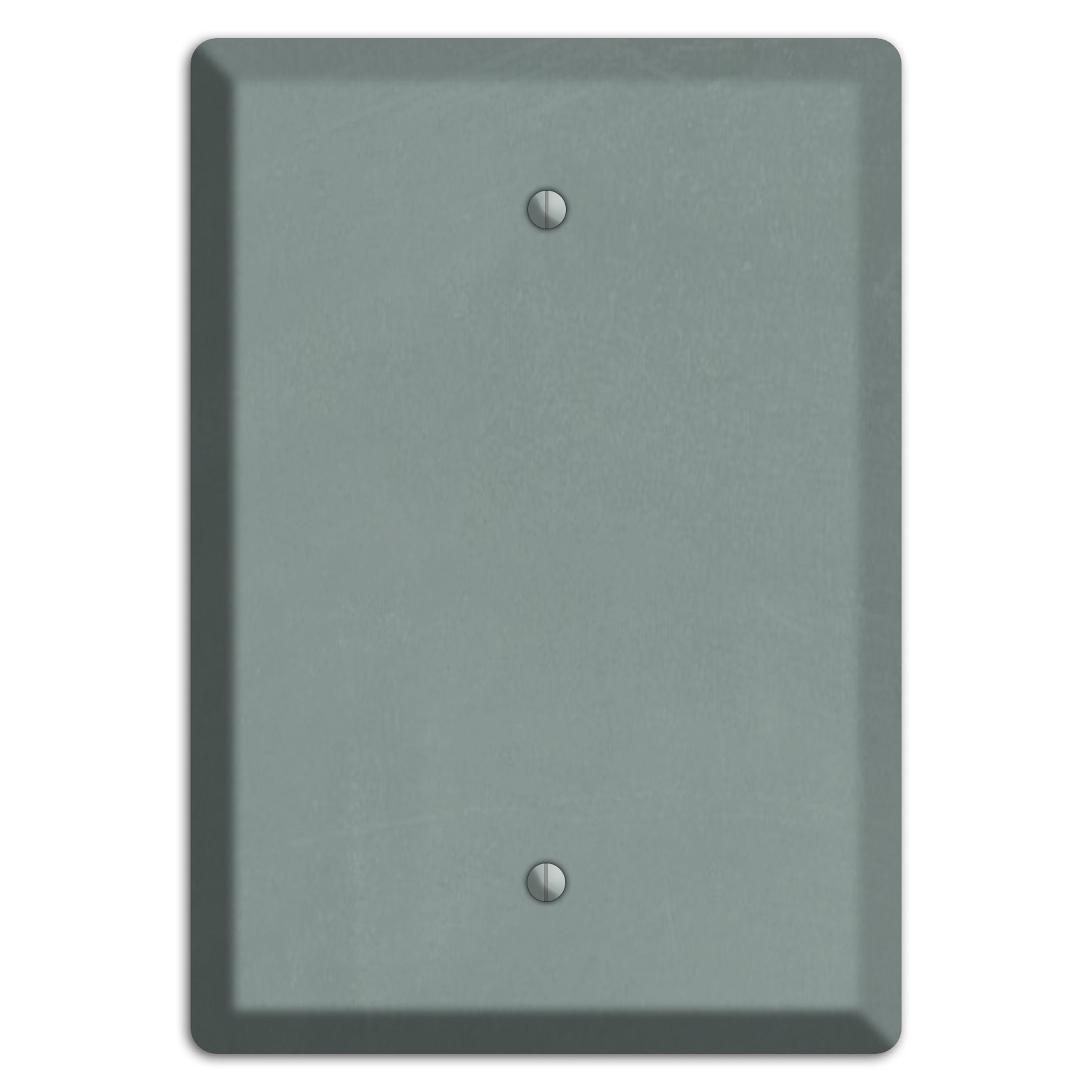 Chalk Faded Gree Blank Wallplate