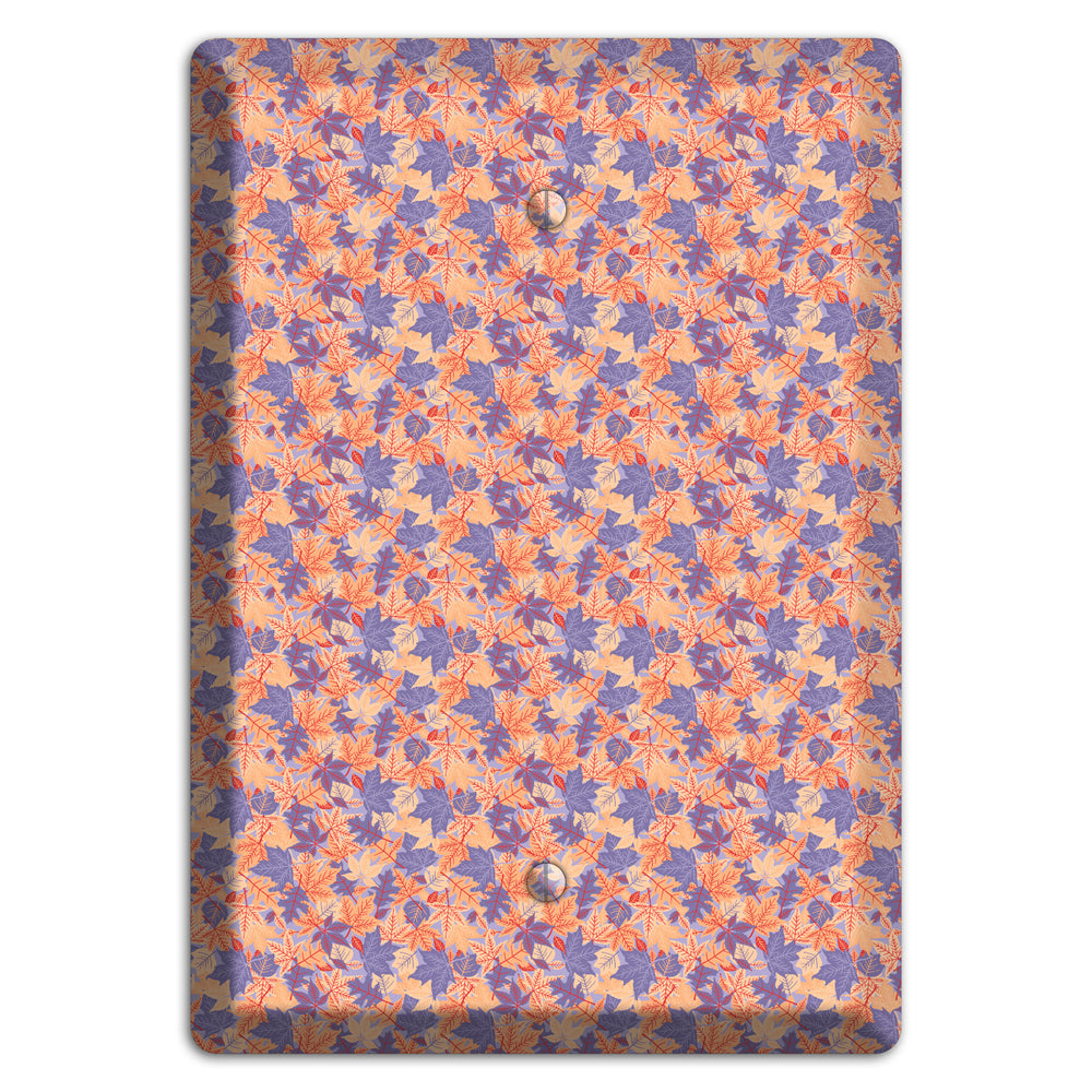 Autumn Leaves Overlay Blank Wallplate