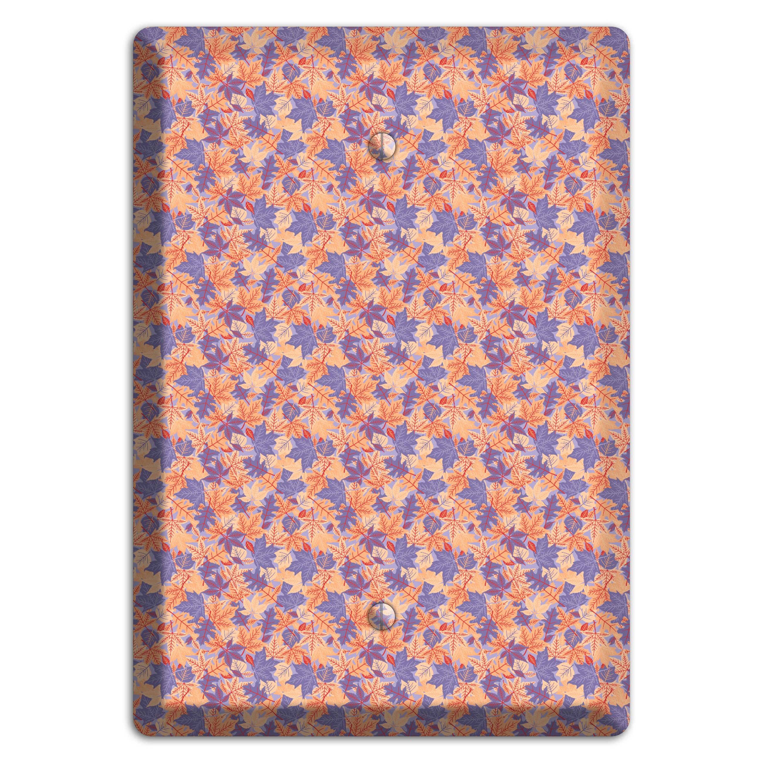 Autumn Leaves Overlay Blank Wallplate