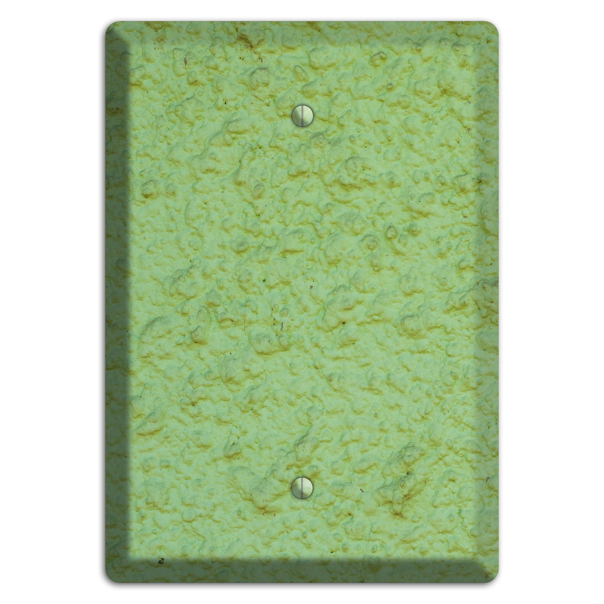 Green Concrete Blank Wallplate