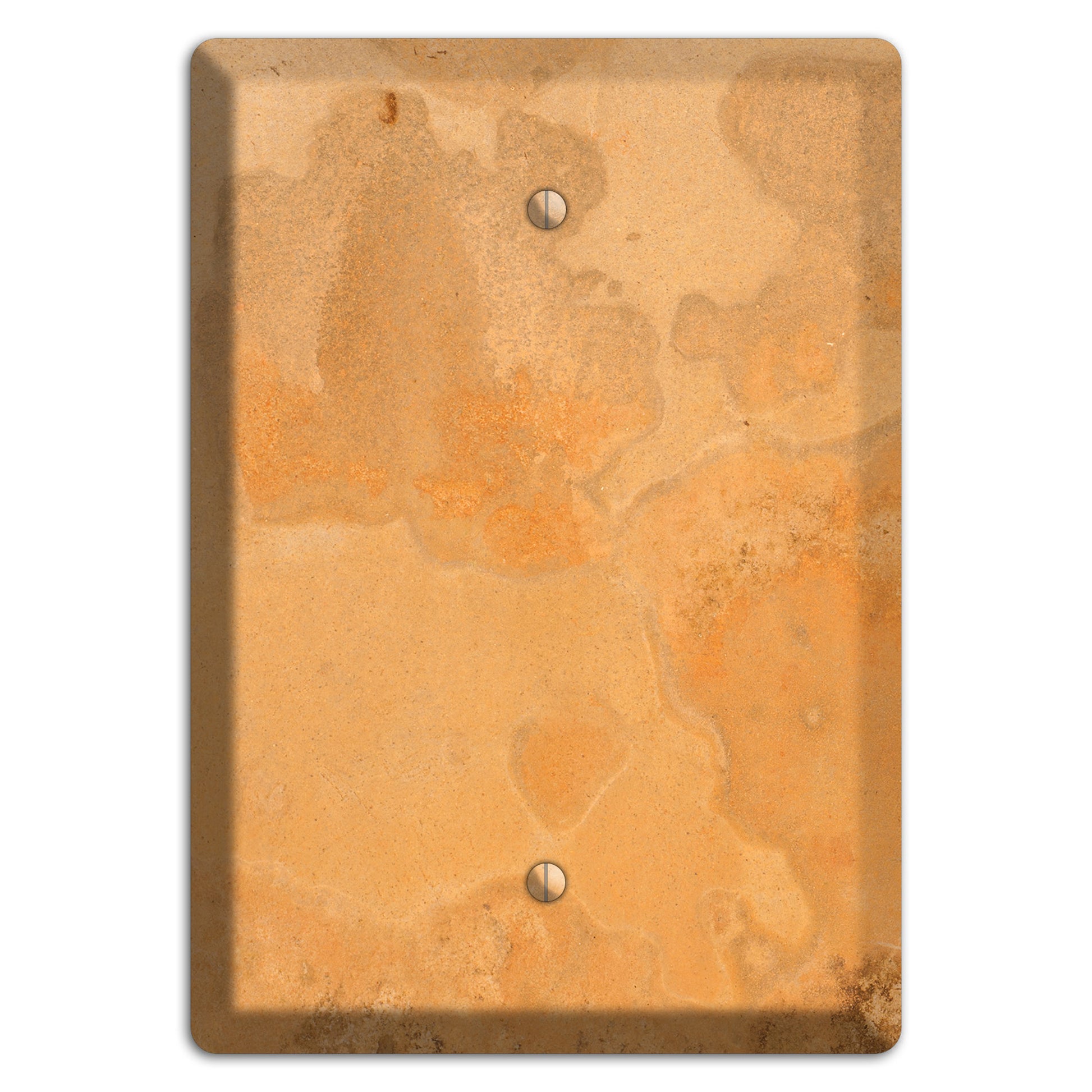 Tan Concrete Blank Wallplate