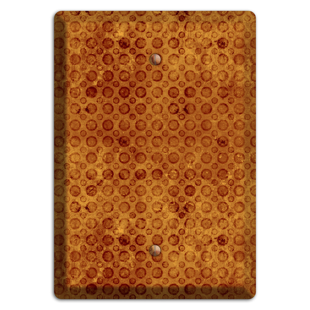 Maroon Circles Blank Wallplate
