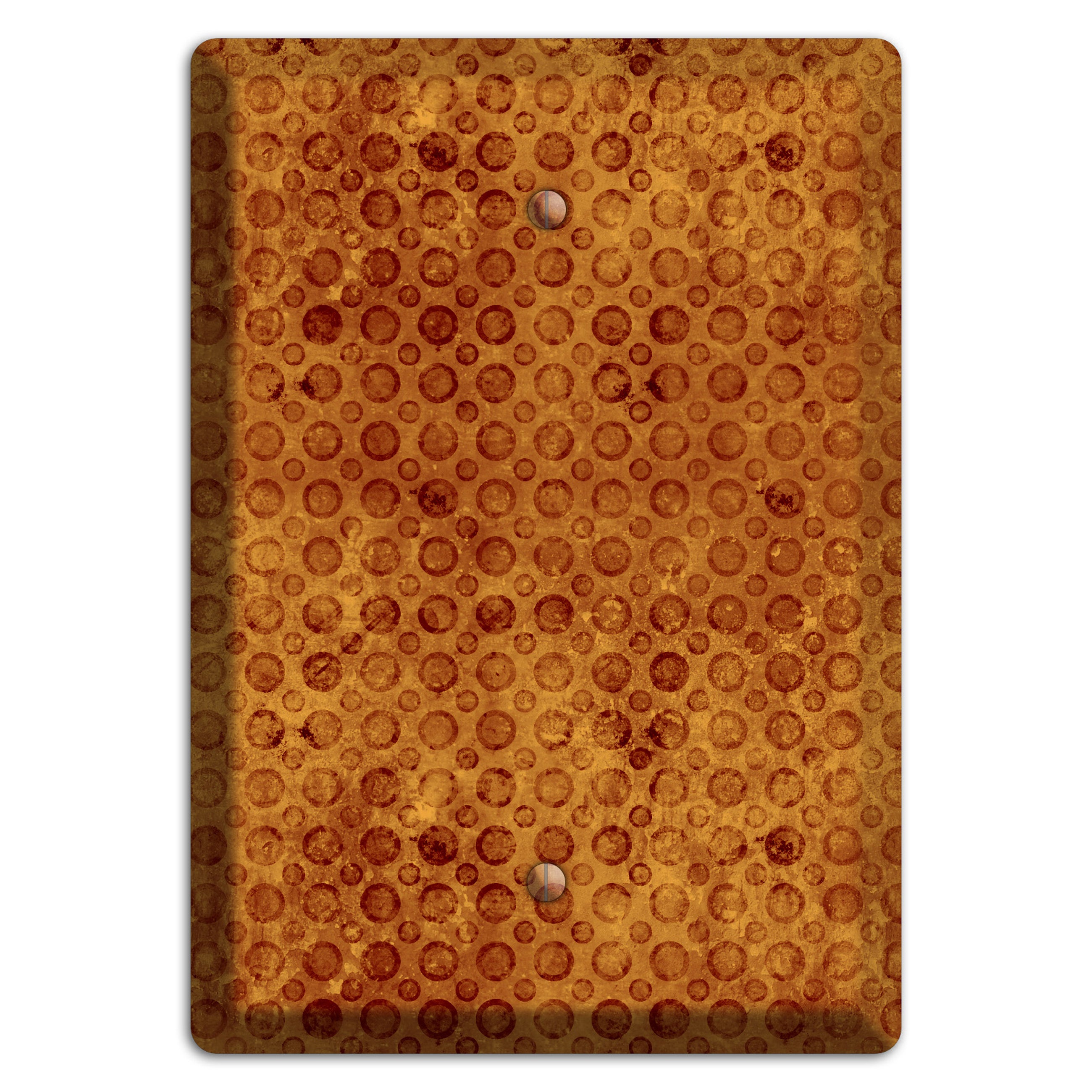 Maroon Circles Blank Wallplate