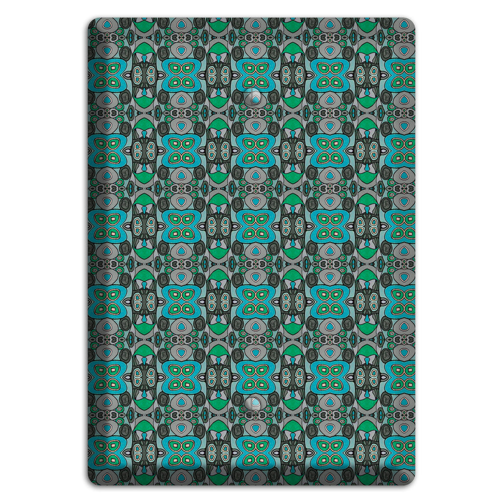 Green Tapestry Blank Wallplate