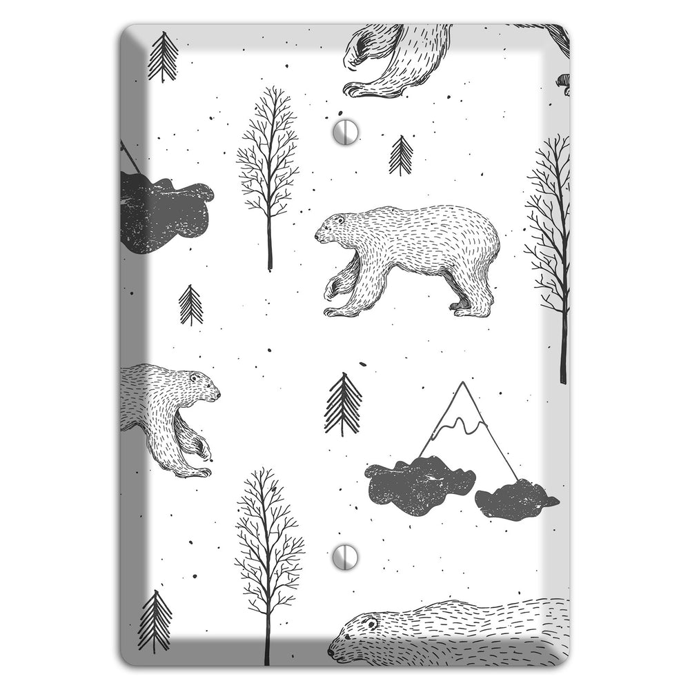 Wildlife Bear Blank Wallplate