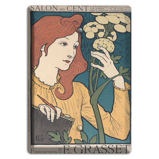 Salon des Cent Vintage Poster Blank Wallplate