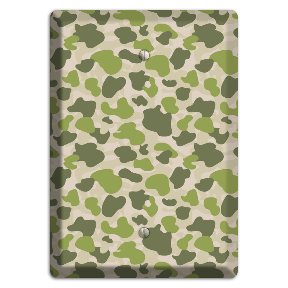Jungle Green Parachute Camo Blank Wallplate