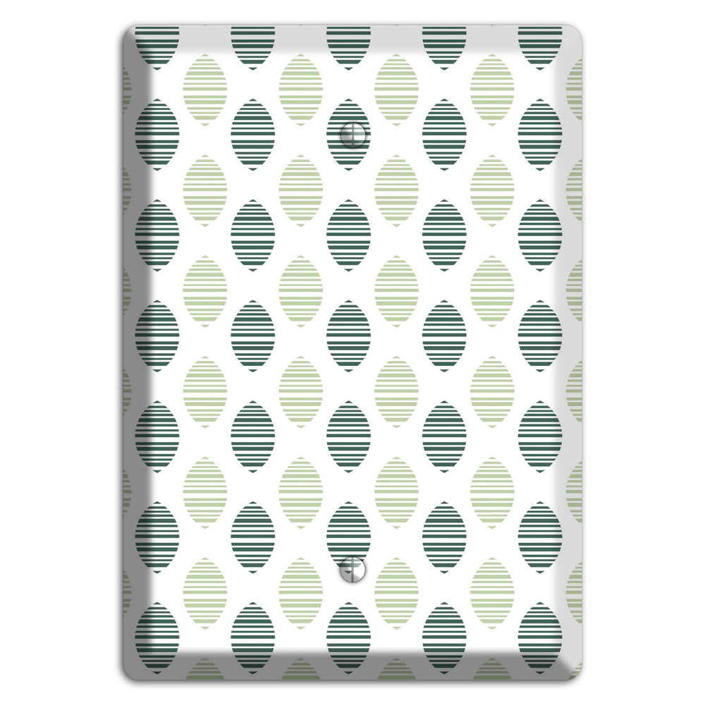 Leaves Style A Blank Wallplate