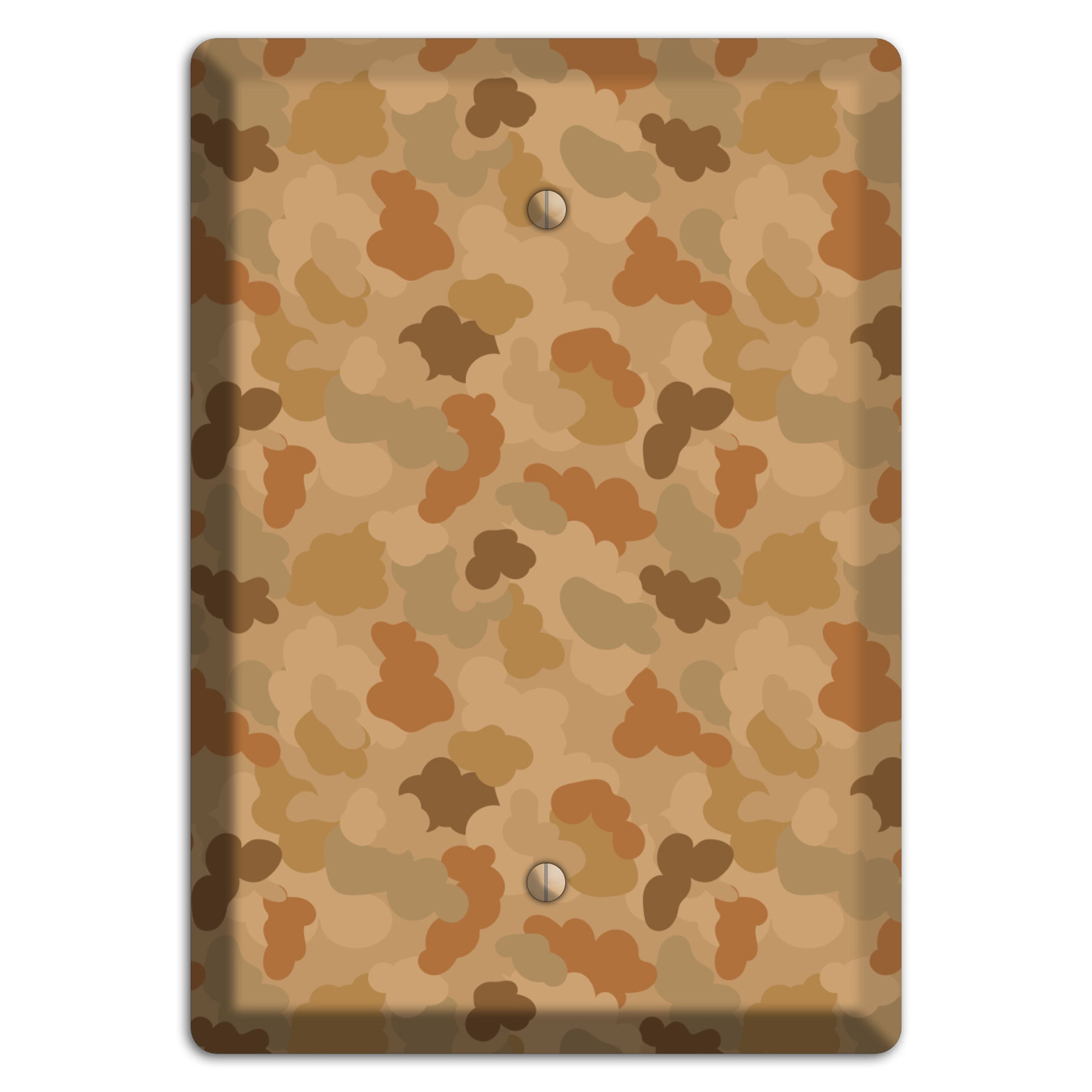 Clouds Camo Blank Wallplate