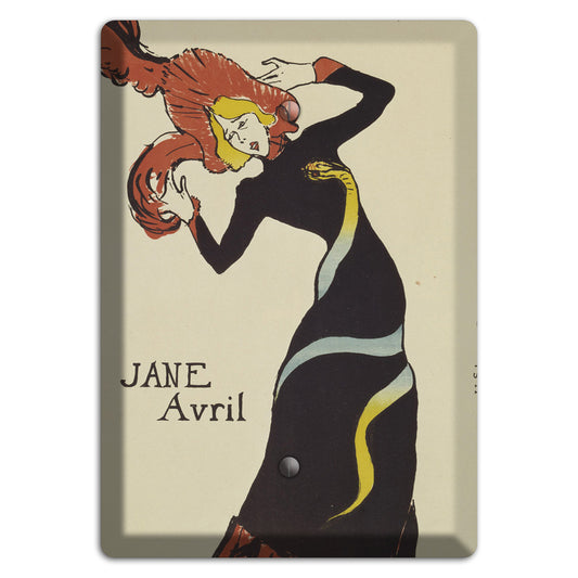 Jane Avril 2 Vintage Poster Blank Wallplate
