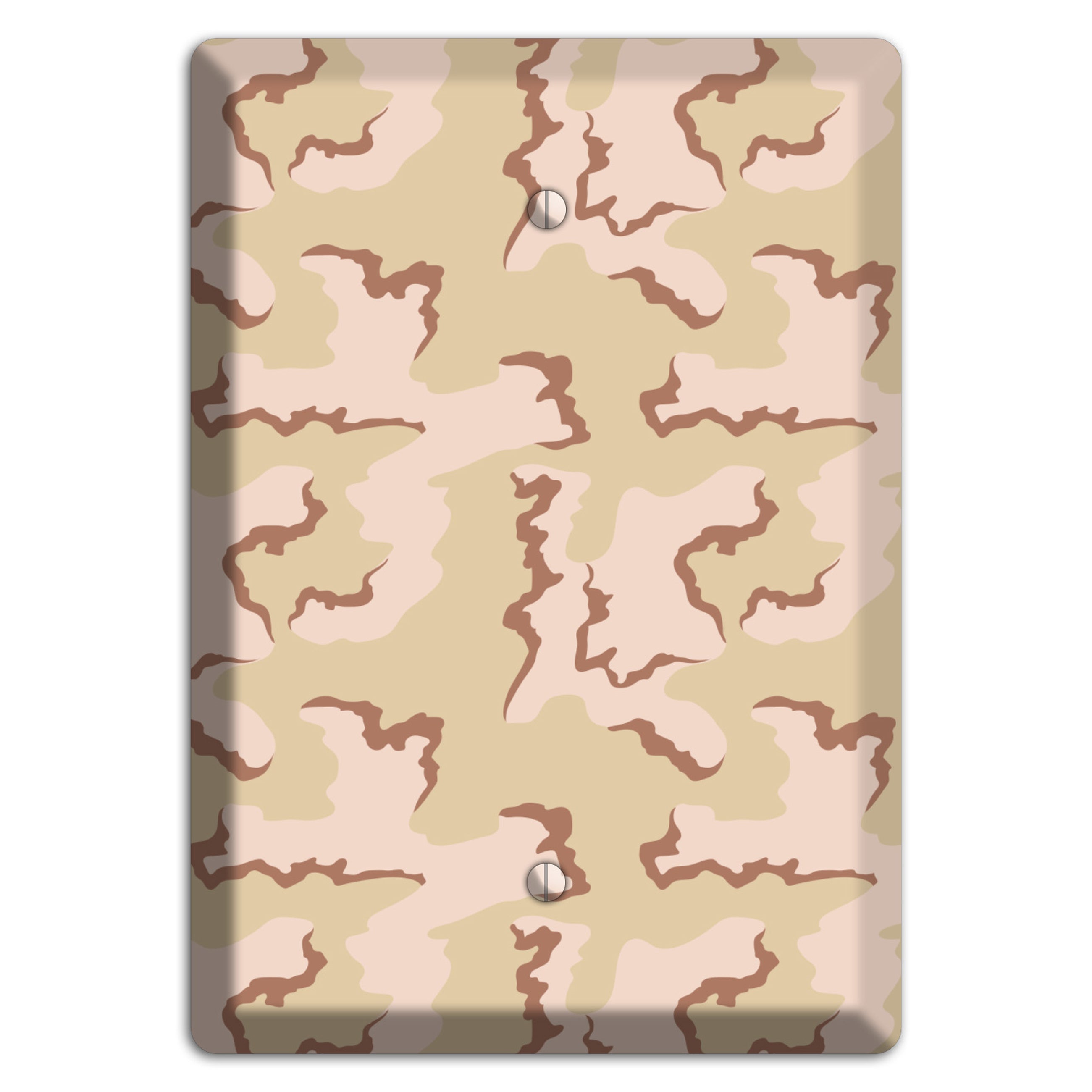 Coffee Stain Camo Blank Wallplate