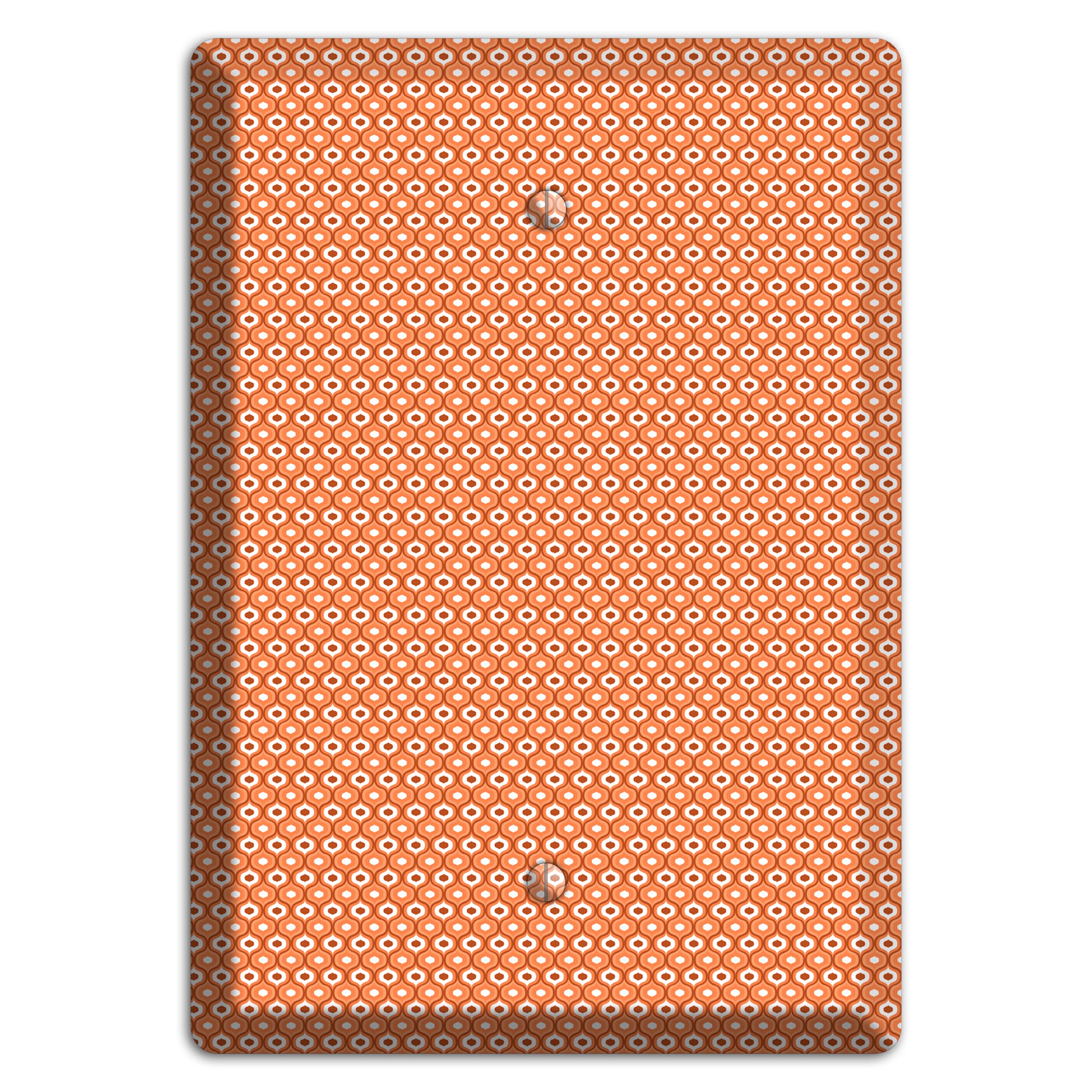 Coral Tiny Double Scallop Blank Wallplate