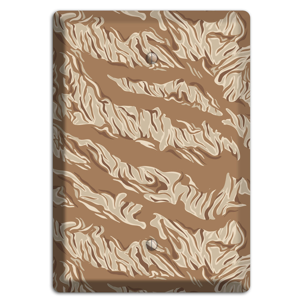 Desert Tiger Camo Blank Wallplate