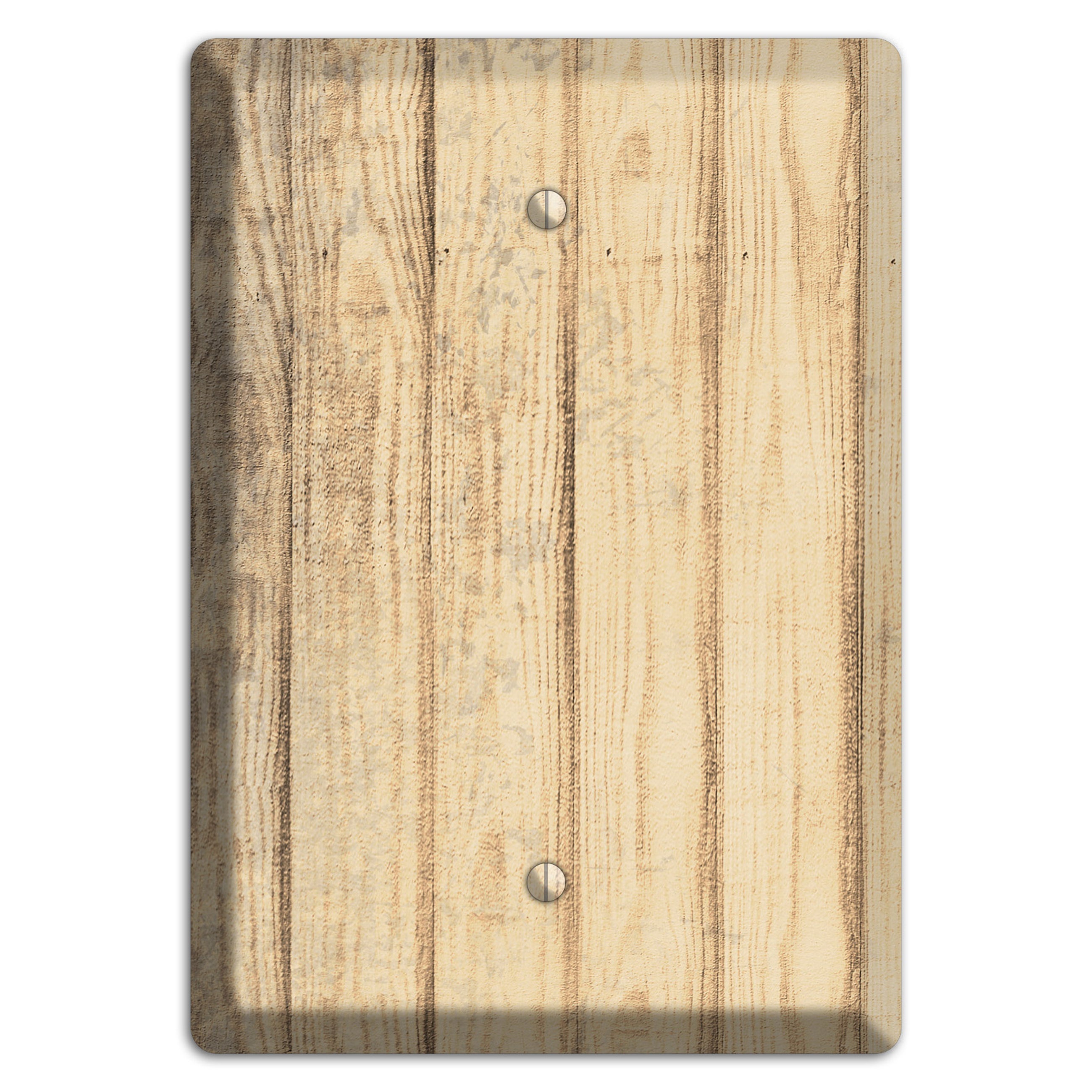 Hampton Weathered Wood Blank Wallplate