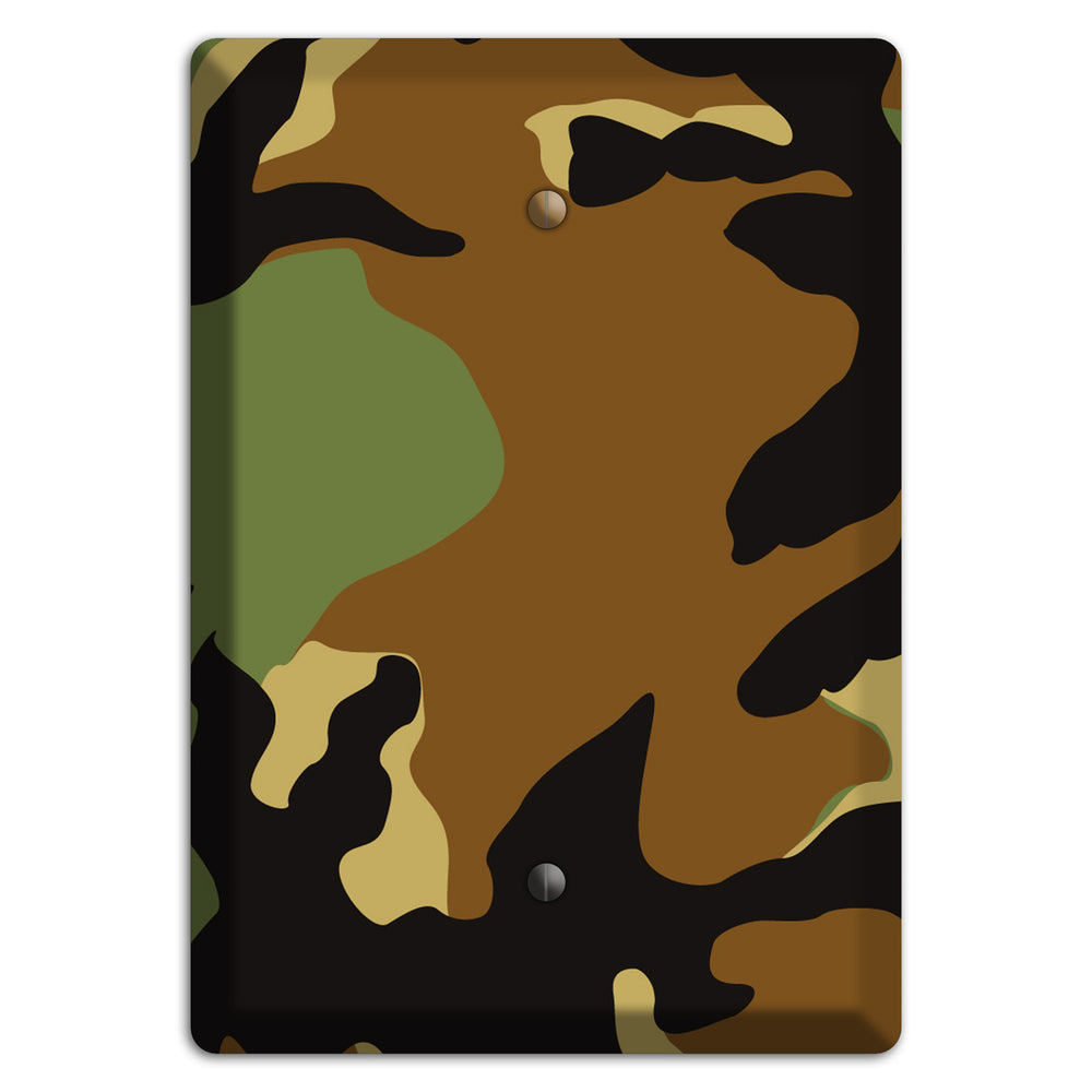 Camoflauge Blank Wallplate