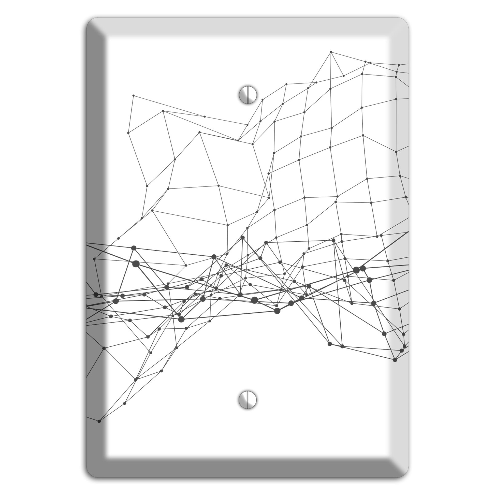 Linear J Blank Wallplate