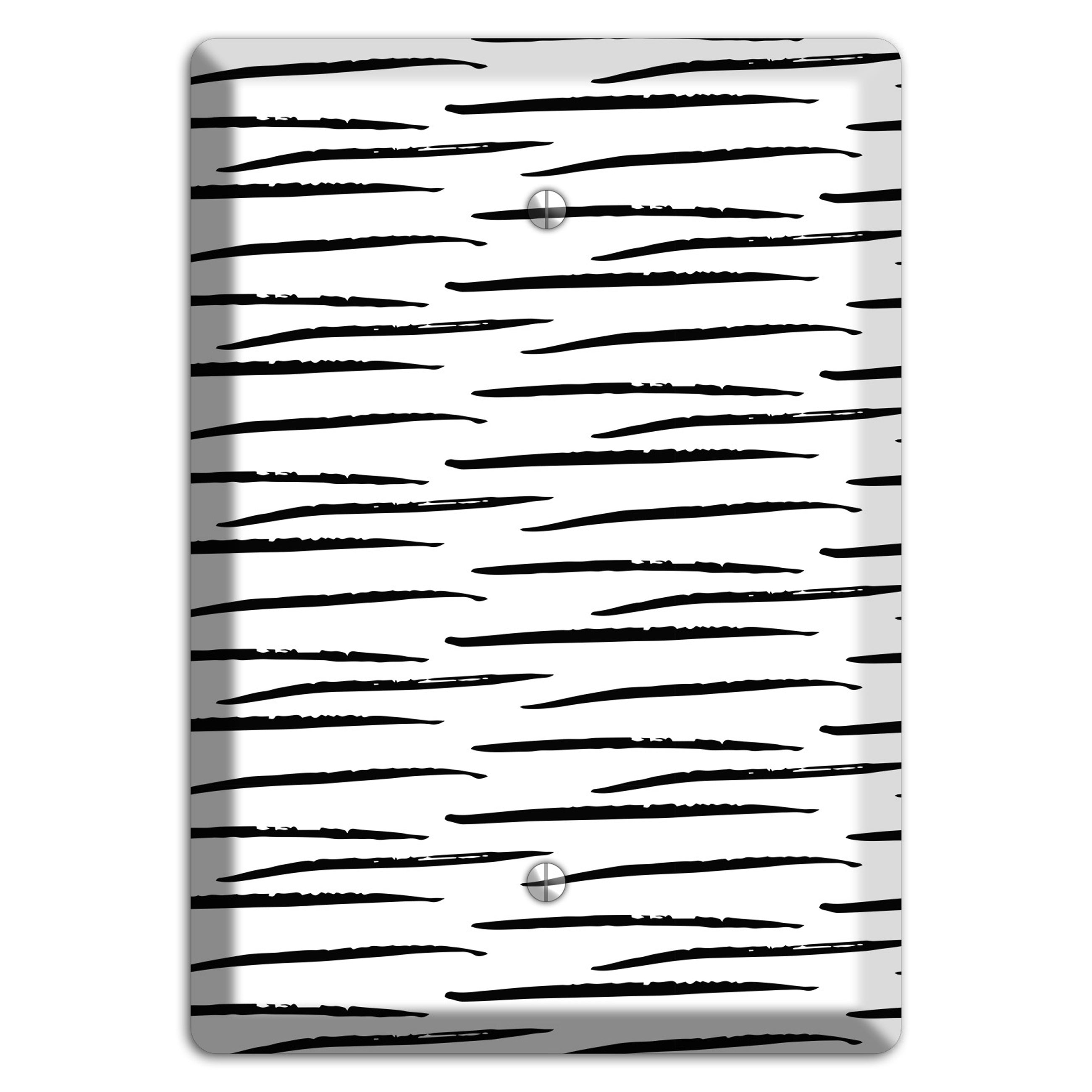 Ink Brushstrokes 9 Blank Wallplate