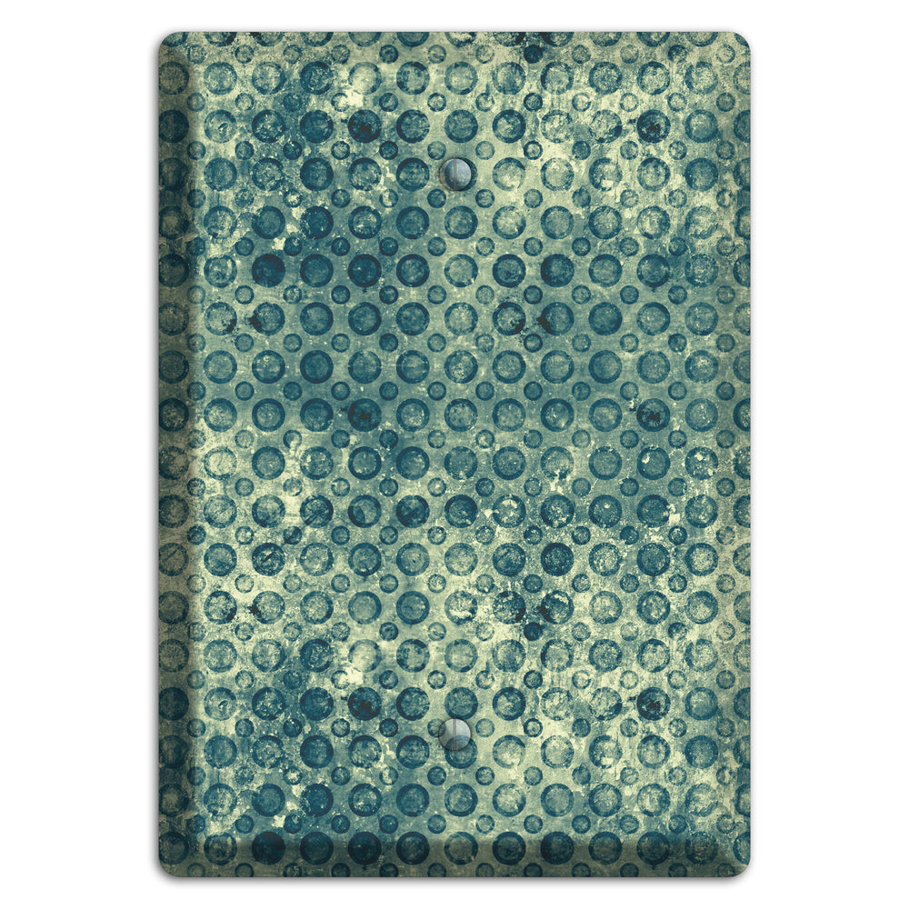 Green Circles Blank Wallplate