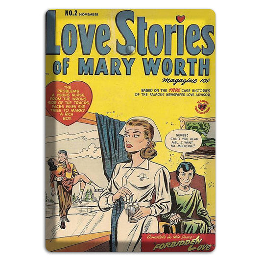 Mary Worth Vintage Comics Blank Wallplate