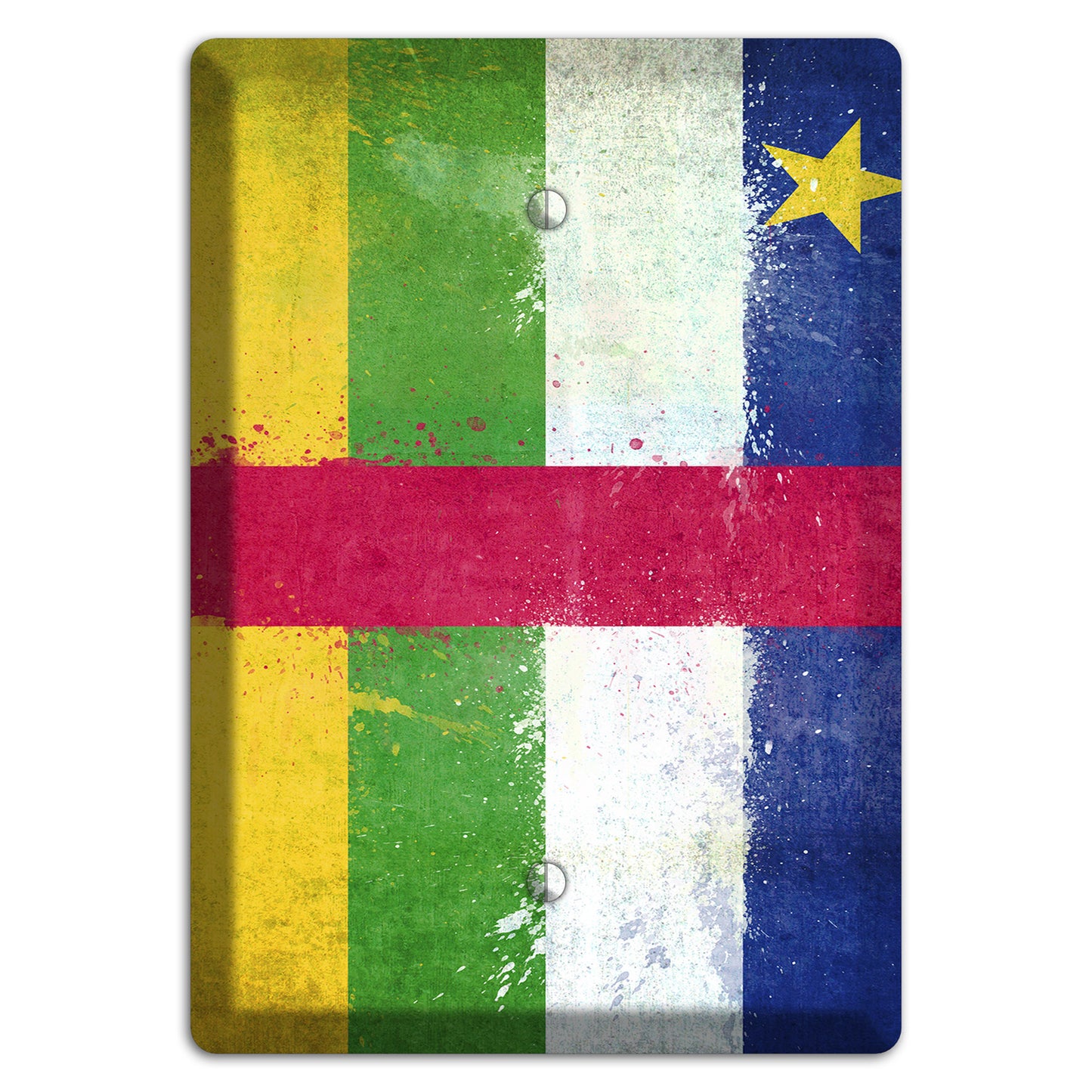 Central African Republic Cover Plates Blank Wallplate