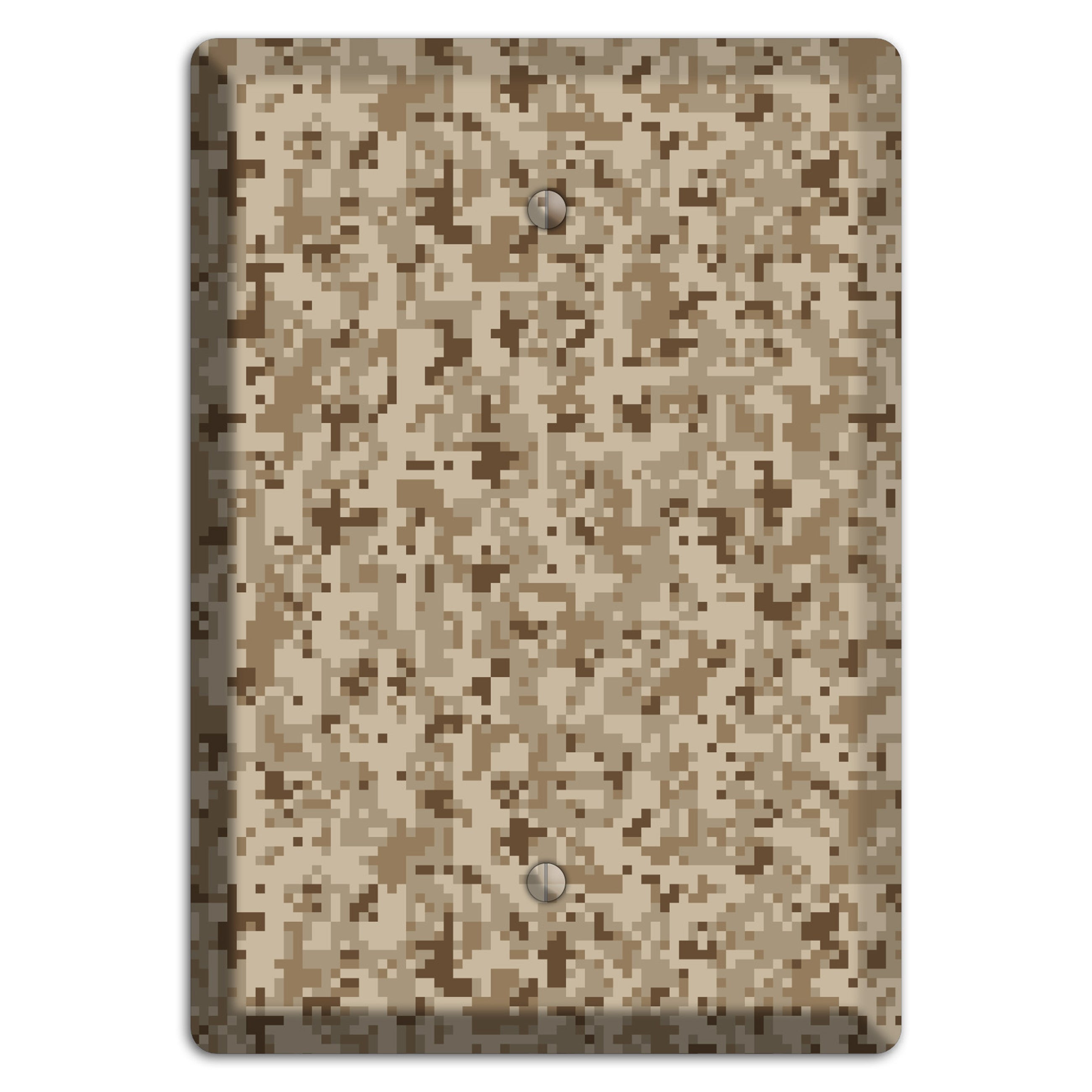 Desert Camo Blank Wallplate